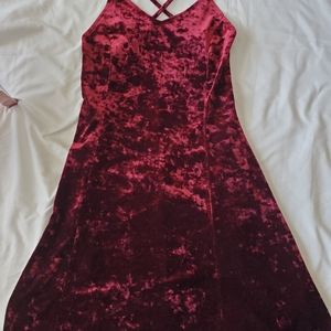 Burgandy/ red dress